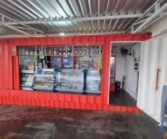 VENDE-SE CONTAINER + ESTRUTURA COBERTA