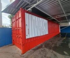 VENDE-SE CONTAINER + ESTRUTURA COBERTA