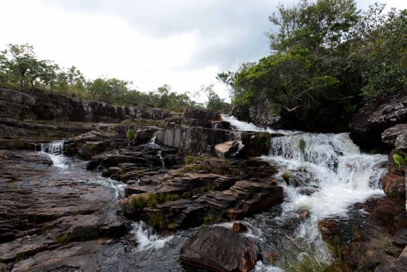  A Chapada dos Veadeiros, localizada em Alto Paraíso (GO), tem cachoeiras de fácil acesso 