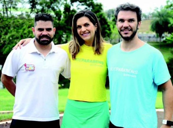 Matheus Goulart, Vanessa Cardozo e Daniel Michetti 