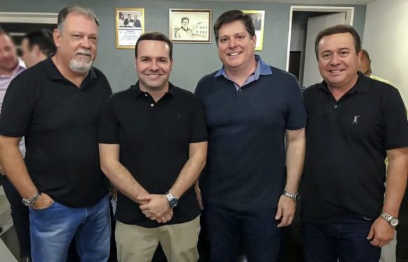 ho Sampaio, Igor Oliveira, Baleia Rossi e Leo Oliveira