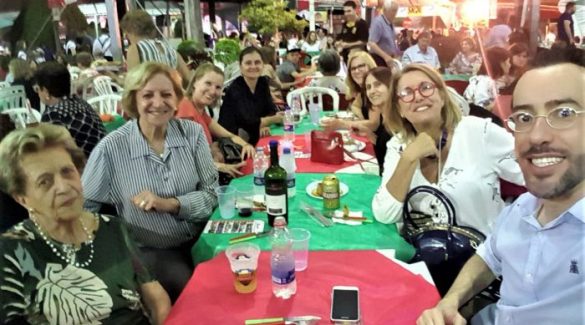 Lourdes Jorge, Debora Vendramini e Leila Baldochi fizeram parte do time de Dudu Veneziani, na Festa de San Genaro de Batatais