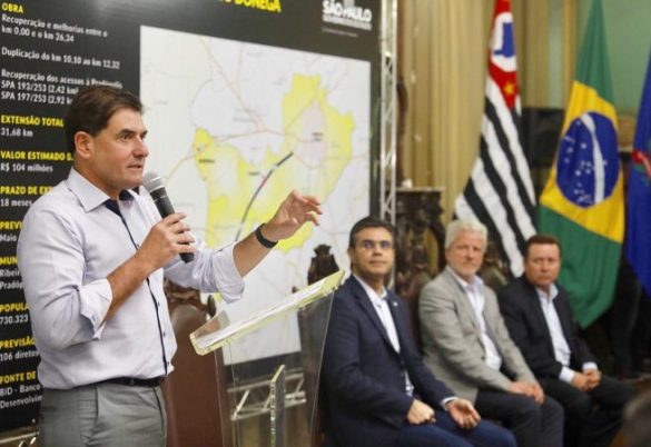 O Vice-Governador,  Rodrigo Garcia, Ribeirão Preto anuncia investimentos em importantes rodovias da região de Ribeirão Preto. Local: Ribeirão Preto-SP. Data: 04/10/2019 Foto: Governo do Estado de São Paulo