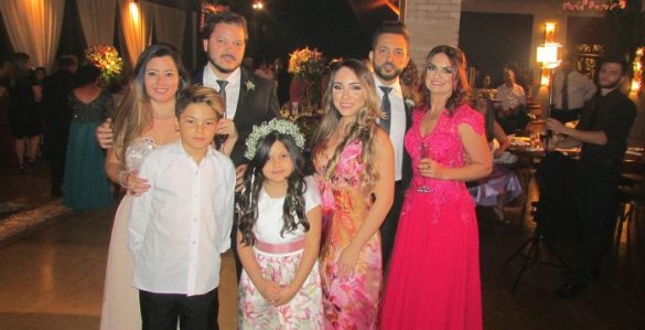 Família Pagnano de Araújo: Eduardo, Lucimar, Fernando, Ligia, Leonardo e Júlia