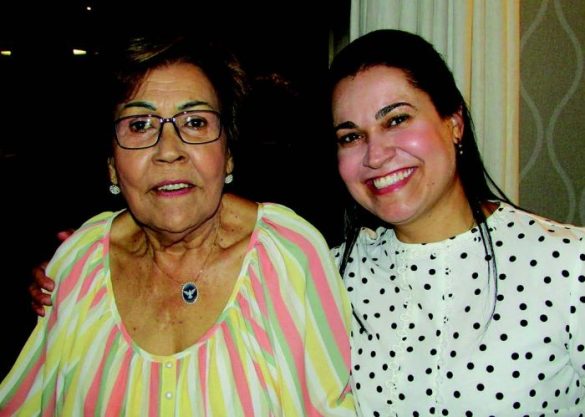 Mãe e filha: Idalina Tavares Elmôr e Maria Amélia Elmor Canheo