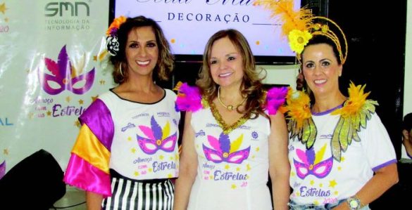 Rosana Branquinho, Maria Paula Figueiredo e Gislaine Almeida