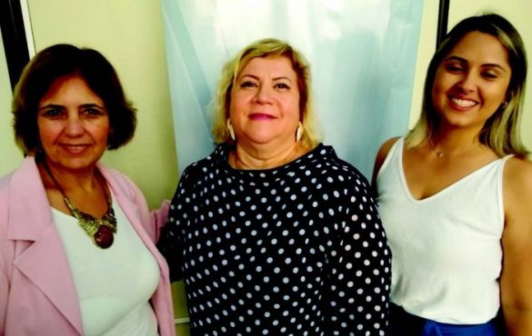 Maria do Carmo Guilherme, Tânia Smocking e Fernanda Achite