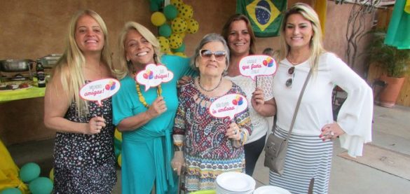 Cristina Alves, Graça Costa, Terezinha Alves, Ana Paula Romano e Lecy Alves