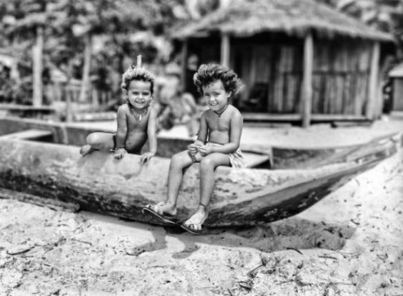 Primeiro lugar na categoria Analógica – Foto Clubista para Paulo Berton: “Meninos Peixes”, do Clube Rio Preto e Branco, de São José do Rio Preto