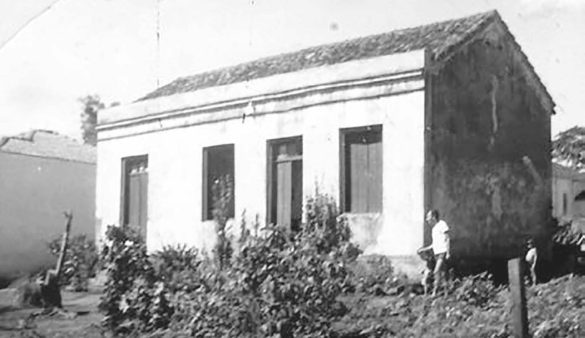 Casa em que nasceu o jornalista Antonio Machado Sant’Anna, em 9 de agosto de 1906, na Vila Bonfim – Distrito de Ribeirão Preto