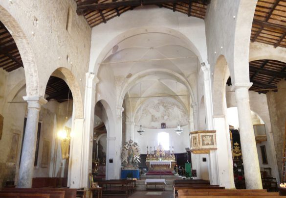 A igreja de San Donato Navata, um dos atrativos