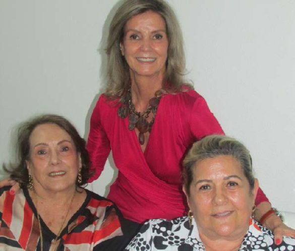 Celene Colussi, Silvana Vassimon e Eliná Mazzetto