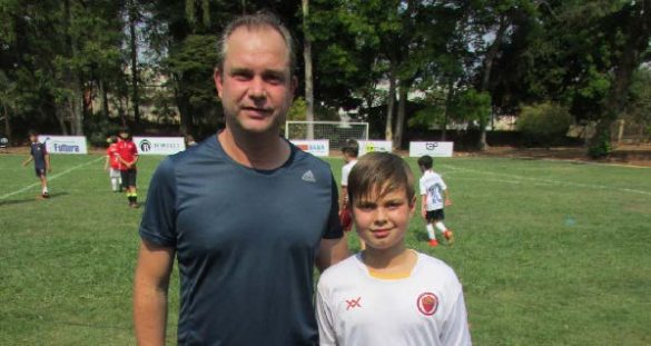 Pai e filho: Luiz Fernando e Guilherme Rossi