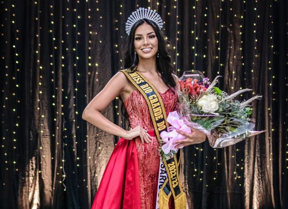 A vencedora foi Loraine Lumatelli, Miss Rosário do Sul