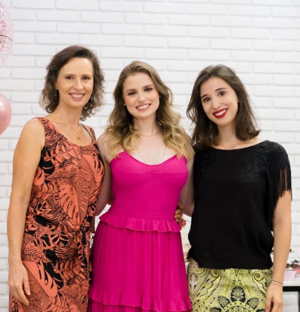 Cláudia, Marina Pierri e Isabela Pierri