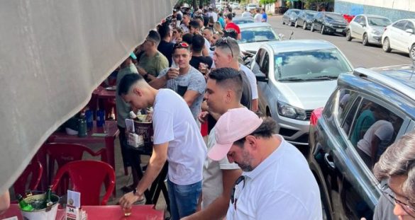 No jogo entre Chelsea X Palmeiras: o Bar do Sócio estava lotado, no último sábado, de apaixonados por futebol, gastronomia e cerveja gelada