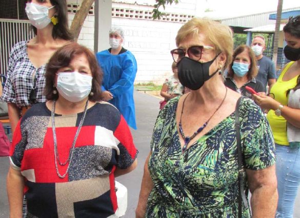 Maria Helena Godoy e Maria Amélia Zuccoloto Teixeira