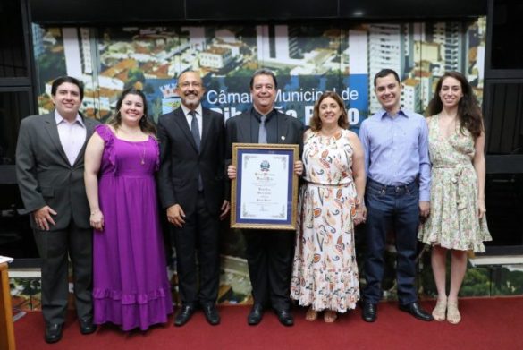 Murilo Volpon, Ana Paula A. Lopes, Marcos Papa, Paulo César, Marcia e Luís Fernando A. Lopes, e Camila Della Libera