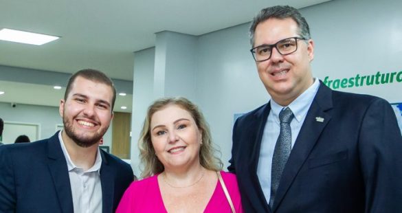 Família Paim: Júlio Filho, Adriane e Júlio