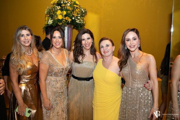 Márcia Andrade, Cristina e Lara Ruete, Denise Cursino e Carolina Ruete