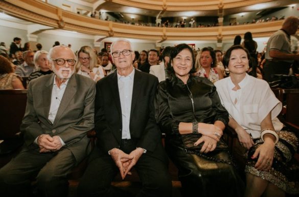 Eles são as colunas do SESC: Danilo Santos de Miranda, Ivo Dall’Áqua, Rosana Paulo da Cunha e Aurea Leszczynski 